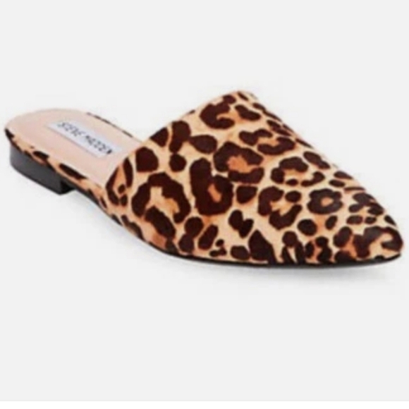 Steve Madden Ally Leopard Print Pointed Toe Flats Size 7 - Excellent Condition - Picture 2 of 10